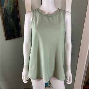 Calia Large L Mint Green Sleeveless Tank Top Athletic Workout Fast Dry